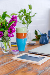 Beautiful Work Desk Still Life