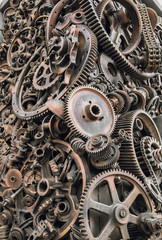 decorative metal elements close-up