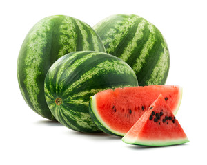 Watermelon isolated on white