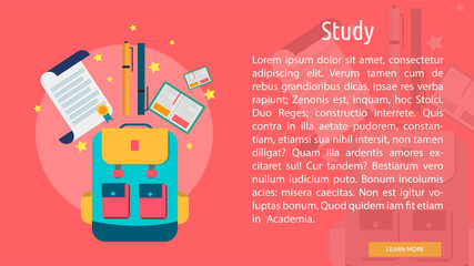 Study Conceptual Banner