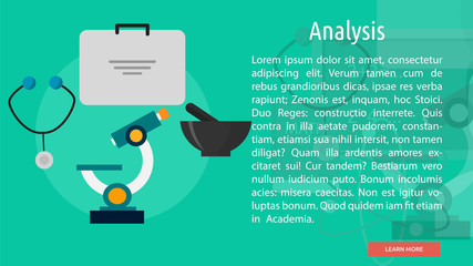 Analysis Conceptual Banner