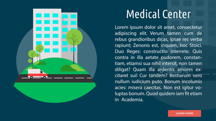 Medical Center Conceptual Banner