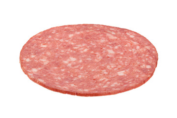 Salami sausage slice