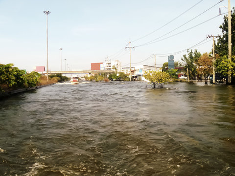 Flood  in Thailand