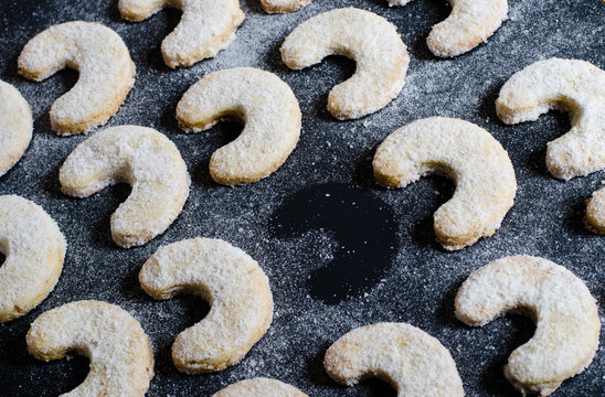 Traditional Czech Christmas Vanilla Rolls