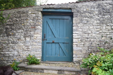 Fototapeta na wymiar Blue Door