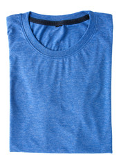 blue t-shirt isolated