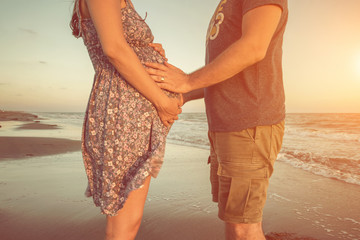 Pregnant Woman and her Husband