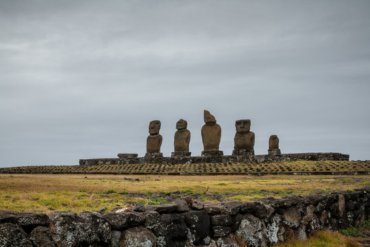 Moai on Easter Island