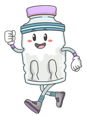 Mascot Bottled Water Run
