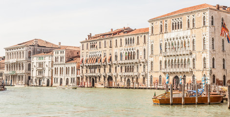 Iconic view of Venice Canal Grande