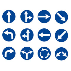 Road traffic sign set