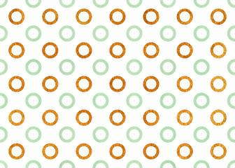 Watercolor circles pattern.