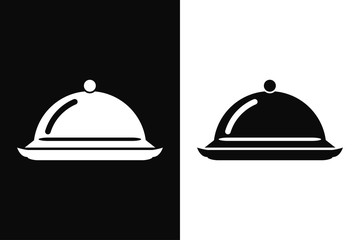 tray-dish icon vector