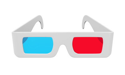 3D Glasses Isolated