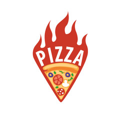 pizza vector logo