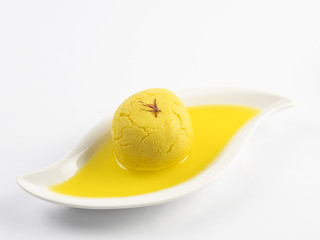 Diwali sweet Rajbhog in a plate