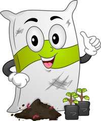 Mascot Fertilizer Sack