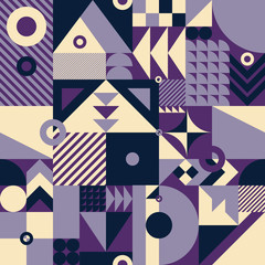 Geometric seamless pattern