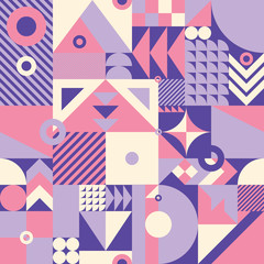 Obraz premium Geometric seamless pattern