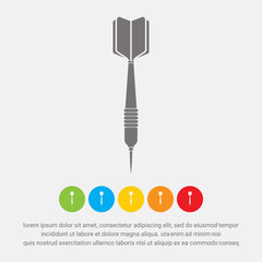 Darts icon - Vector