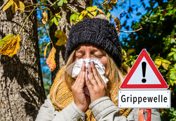 Achtung Grippewelle