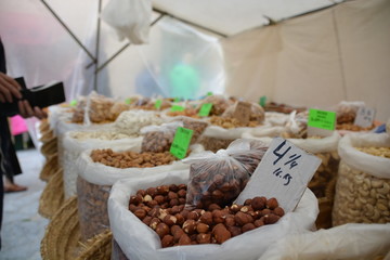 Ein kleiner Markt auf Mallorca. 