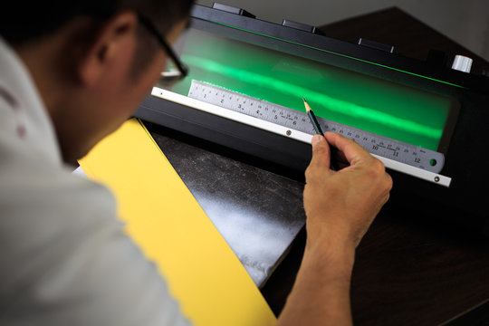 X-ray weldment for finding internal defect of welding process 