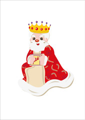 King magus, who gives gold,