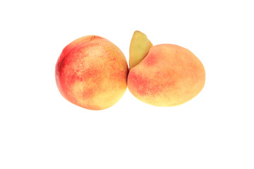 Normal and ugly peaches