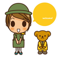 オンナノコ 案内係(緑) ご挨拶