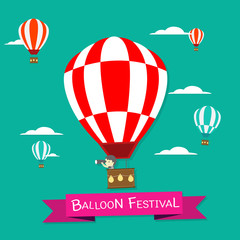 balloon festival concept - 123723661