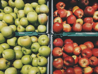 Apples in the market
