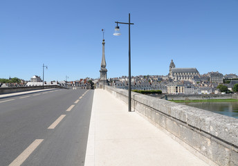Fototapeta na wymiar Blois an der Loire, Frankreich