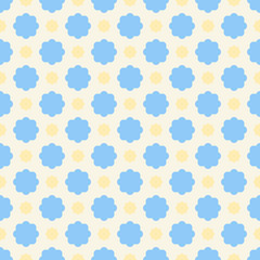 Seamless retro pattern. Colorful vector background.