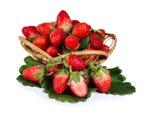 Strawberry isolated on white background