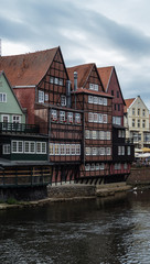 Fototapeta na wymiar Fachwerkhäuser in Lüneburg