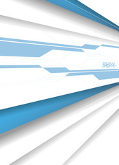 Obraz premium Techno vector background. Corporate backdrop. Vertical elements for designs. Templates for brochures, annual reports and magazines. Eps10
