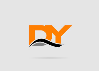 Letter D and Y monogram logo
