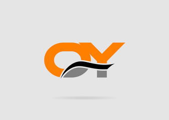 Letter O and Y monogram logo
