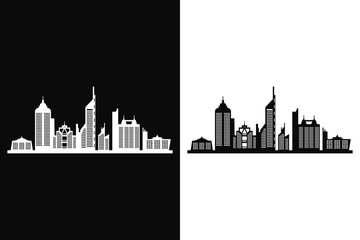 Fototapeta premium cityscape silhouette
