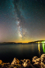 Milky way in the sky of Croatia