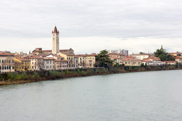 Obraz premium Adige river in Verona