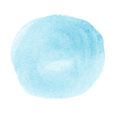 watercolor blue circle