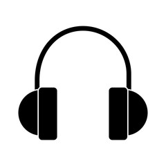 Headphone device icon. Music sound audio stereo and technology theme. Isolated design. Vector illustration
