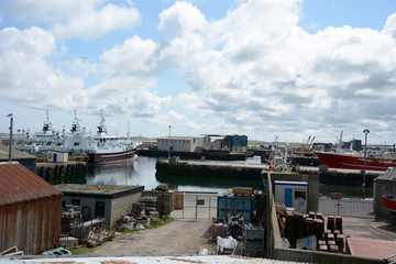 Fototapeta na wymiar Industrialised Fishing Boats