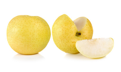 pears isolated on white background