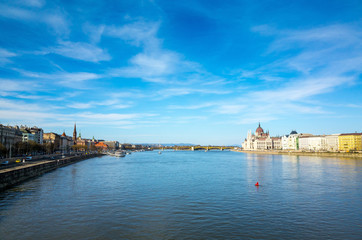 Naklejka premium building of Parliament in Budapest, Hungary, Europe