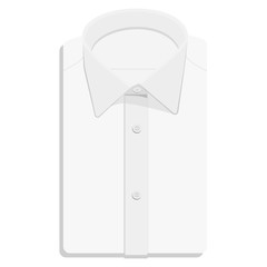 White folded shirt