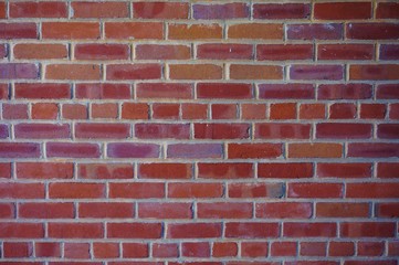 Red brick wall background